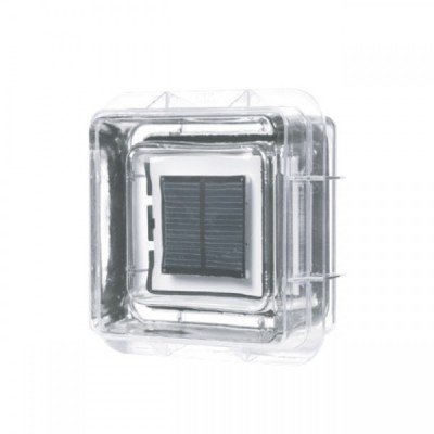 Pavés transitable cuadrado fotovoltaico de 4 leds 11,7x11,7x6cm