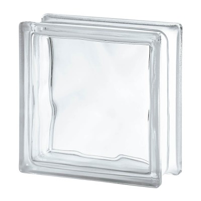 Ventana basculante montada con 1 bloque de vidrio básico de 19x19x8cm