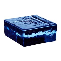 Vetropieno cuadrado azul 12x11,7x5,3cm