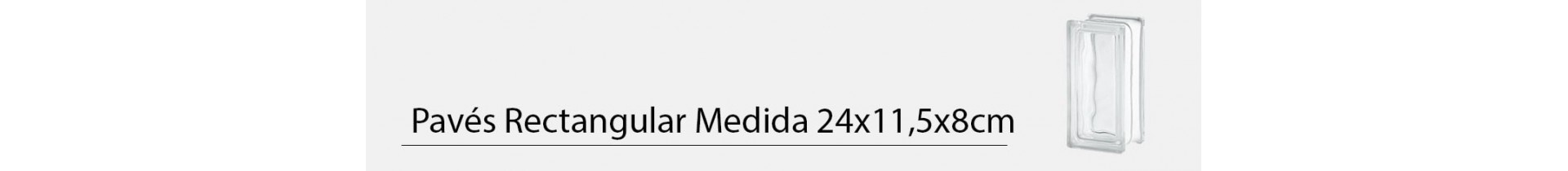 Pavés Rectangular Medida 24x11,5x8cm