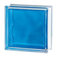 Pavés cuadrado inyectado transparente azul